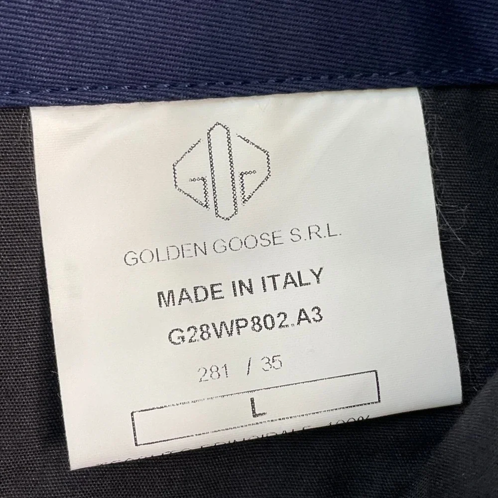 Golden Goose Deluxe Brand Womens Large High Rise Classic Chino Trousers Pants - Picture 5 of 7